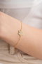 Heliophilia Silver Pulsera de Plata de Ley 925 con Baño de Oro y Circón